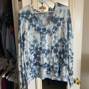 Blue Tie Dye Long Sleeve